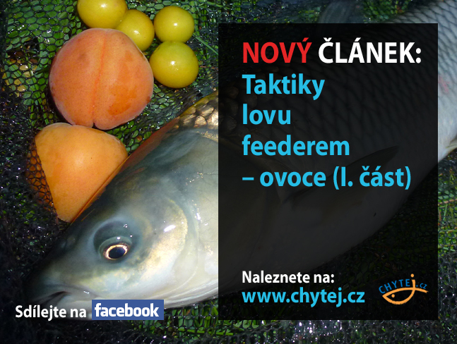 Taktiky lovu feederem – ovoce (I. část)