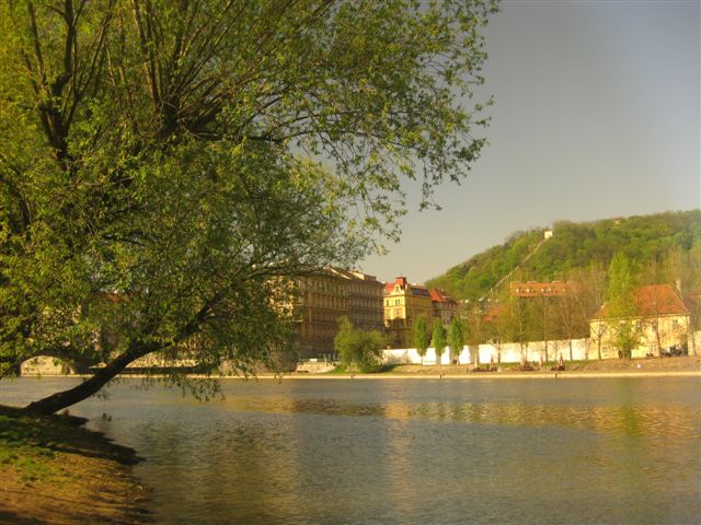 Vltava 5 - pohled ze Střeleckého ostrova, Autor fota: ČRS