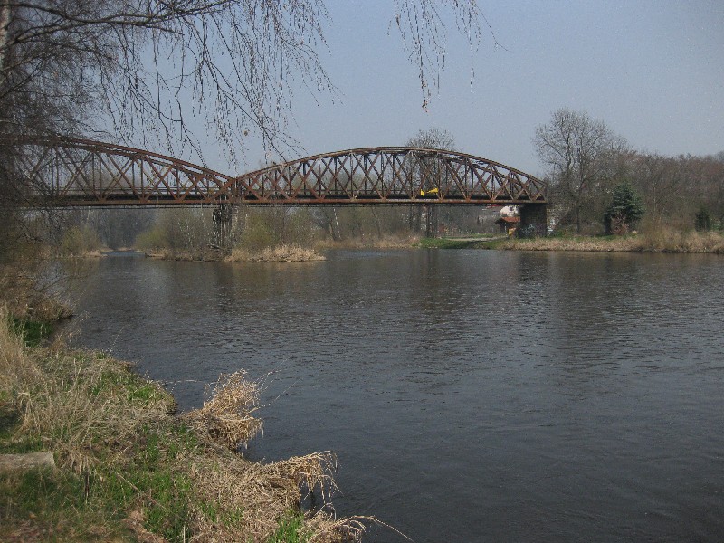 Vltava 24 v Boršově - železniční most, Autor fota: ČRS